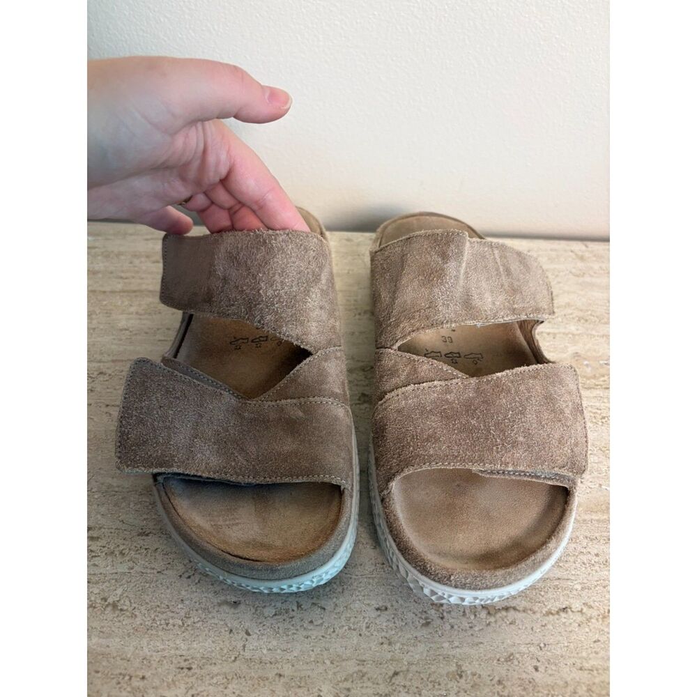Hartjes suede slides